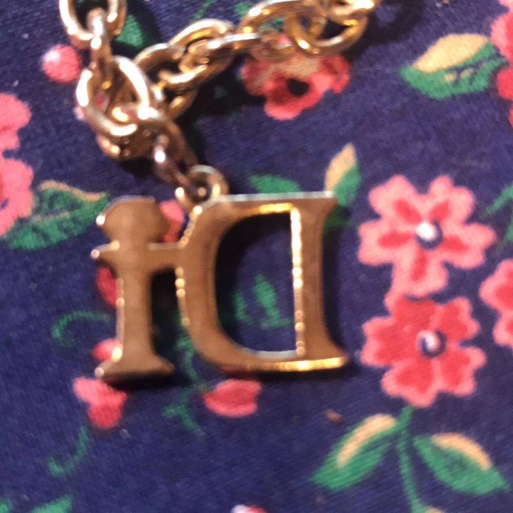 "Di" charm from Diamonds International. 7 3/4 inched bracelet. Vintage. - Picture 4 of 7